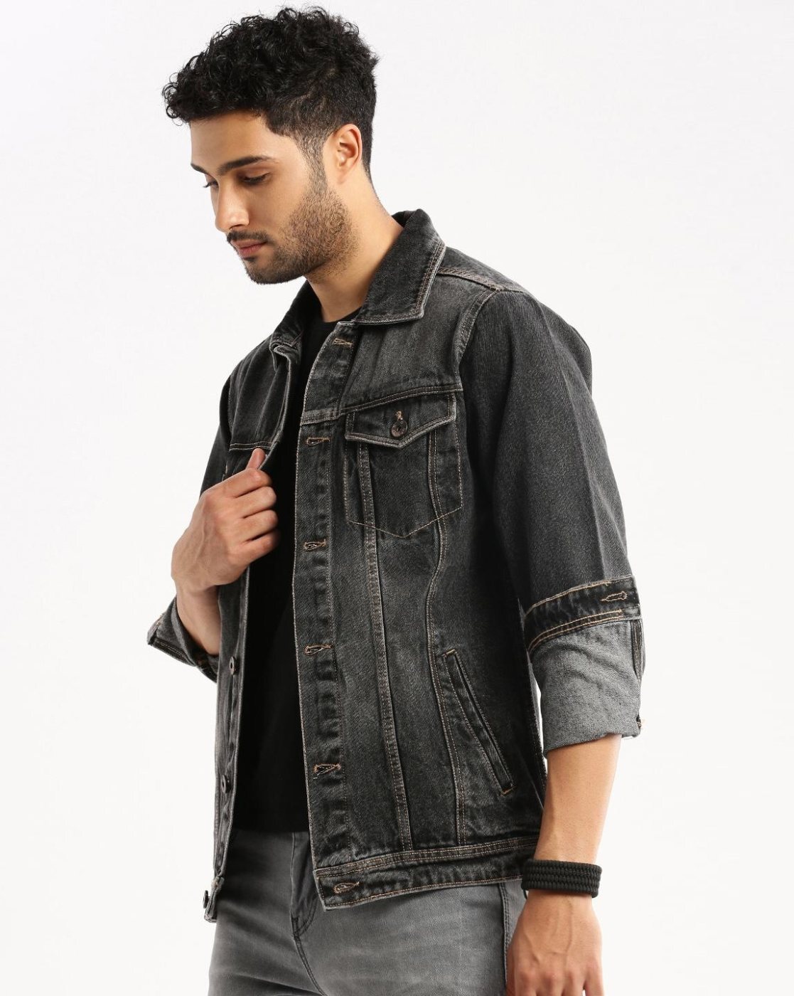 Buy lt. blue Jackets & Coats for Men by LEE COOPER Online | Ajio.com