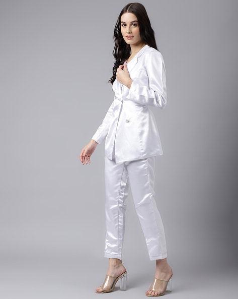 Buy White Co-ord Sets for Women by Trymisfit Online