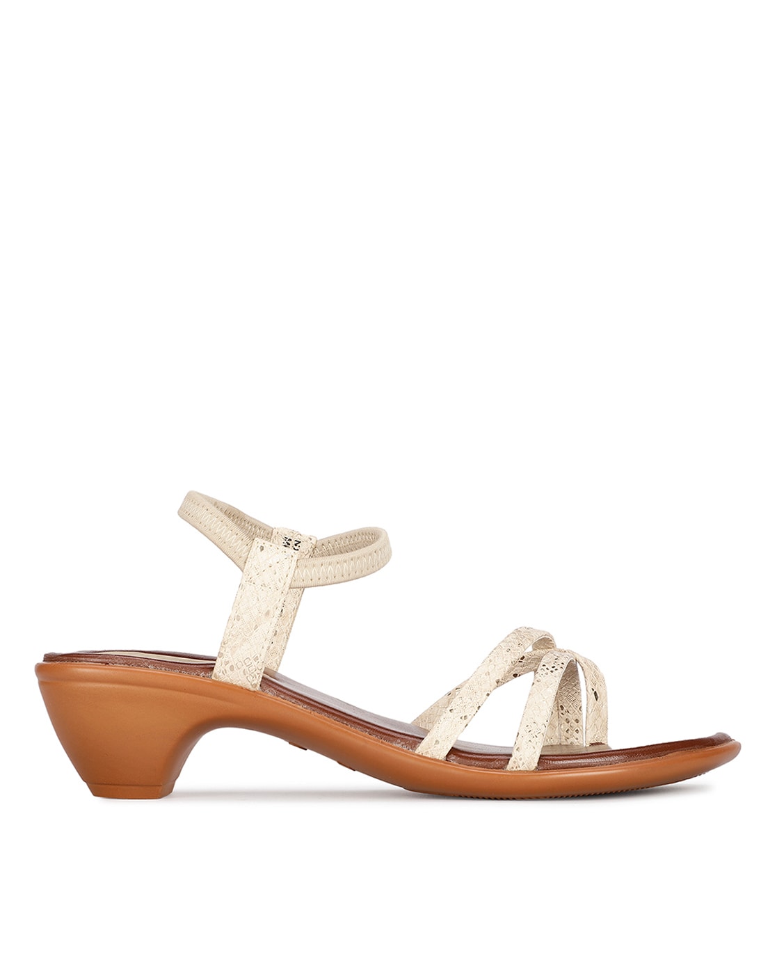 Bata Comfit Yellow Beige Gold Sandals For Women | Bata