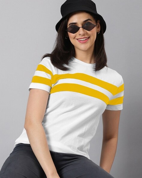 Buy White Tshirts for Women by AUSK Online