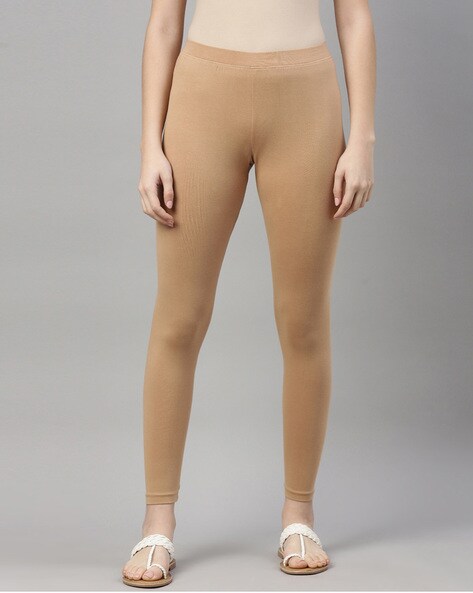 Mid-Rise Leggings with Ankle Length