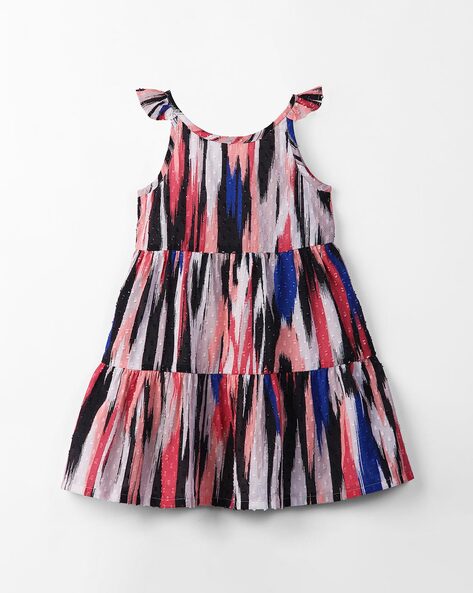 Beebay Girls Self-Design A-Line Dress