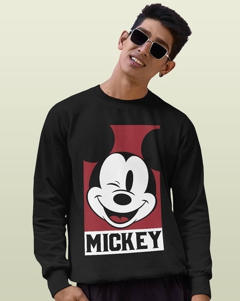 Mens mickey sweatshirt sale