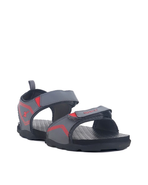 Shop Sparx Men Navy Blue/Grey Belt Sandals I060476 Online