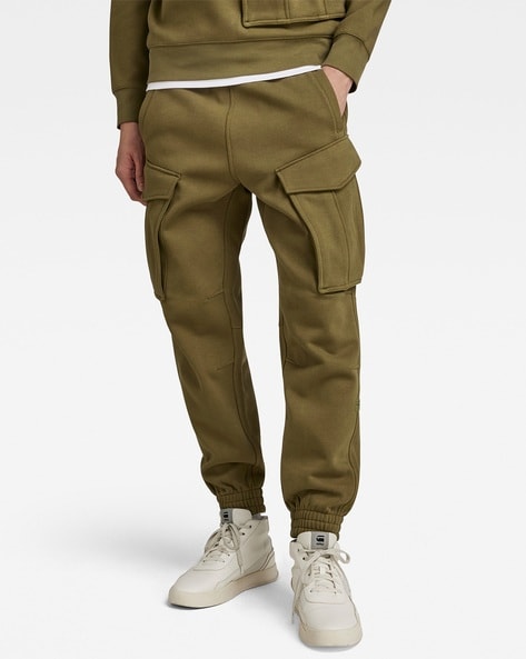 Cargo Sweat Pants with Flap Pockets