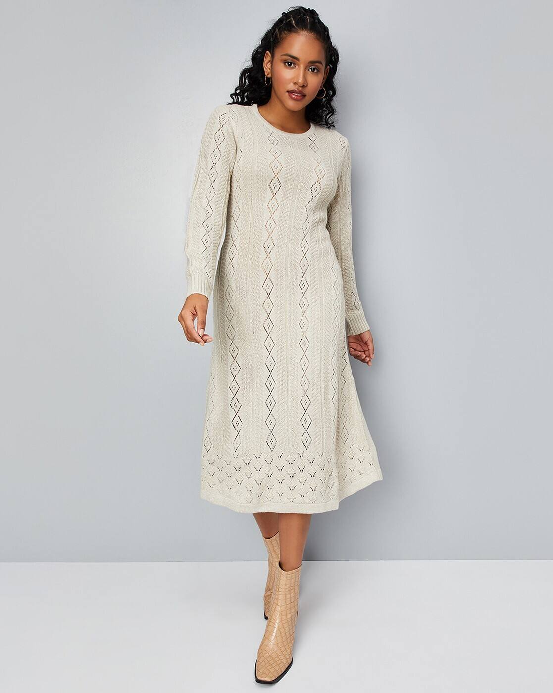 ニット/セーター Ameri SHIRT LIKE SHEER KNIT DRESS 901090901_g0.jpg?crop=center&