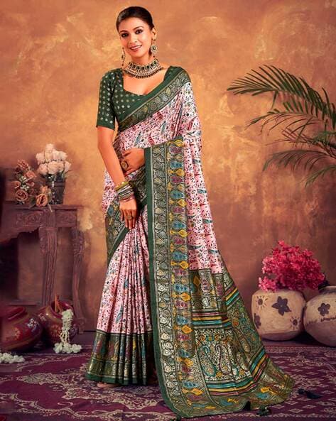 Buy Burgundy Sarees for Women by Saree mall Online | Ajio.com