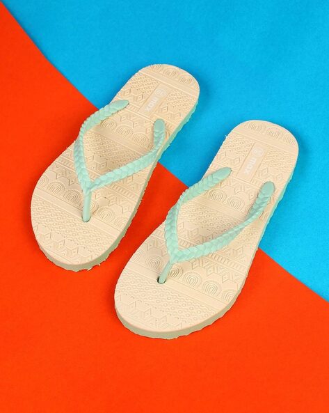 Men T Strap Slip On Flip Flops