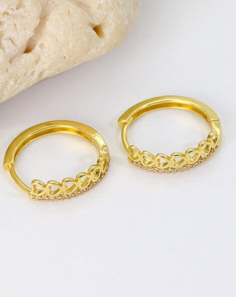 Buy online Gold Plated Hoop Earring from girls for Women by Arch Fashion  for ₹279 at 75% off | 2024 Limeroad.com