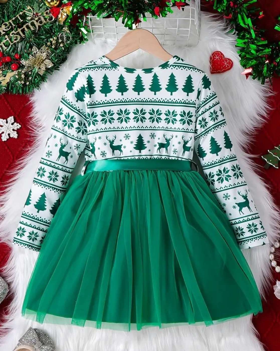 Green Christmas Dresses Little Girls Holiday Dresses Buy Green