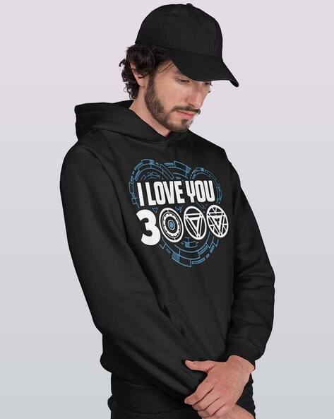 Men Graphic Print Regular Fit Hoodie