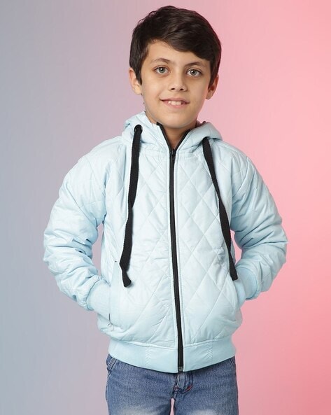 Instafab Boys Zip-Front Regular Fit Jacket