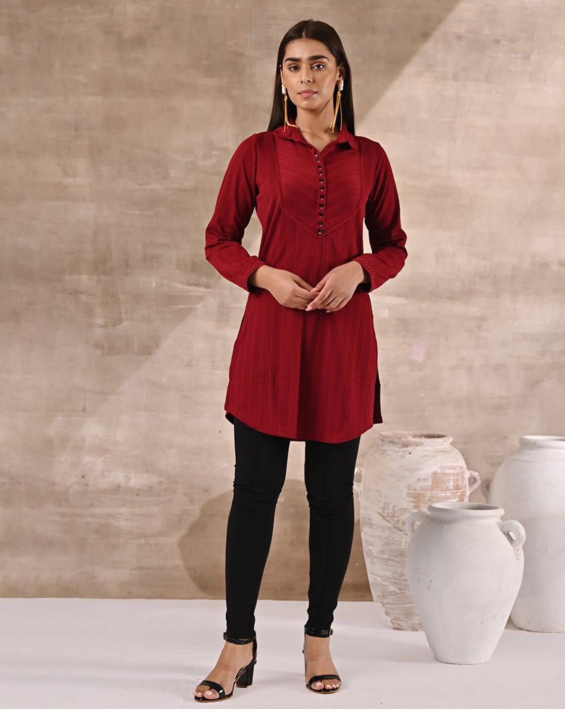 Red Kurtis Designs | Latest Red Color Kurta for Women — Her Kurti Shop