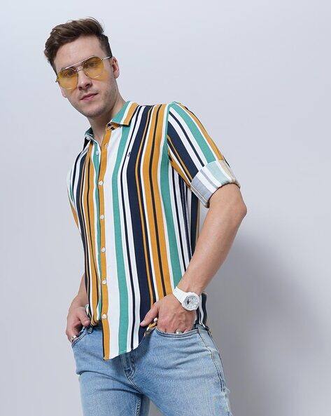 Striped Shirt with Full Sleeves