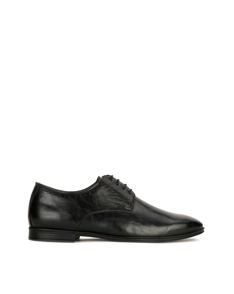 Men Plain-Toe Derby Shoes