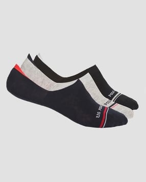 u.s. polo assn. Men Pack of 3 Aloe Finish ES001 No-Show Socks-picture-44