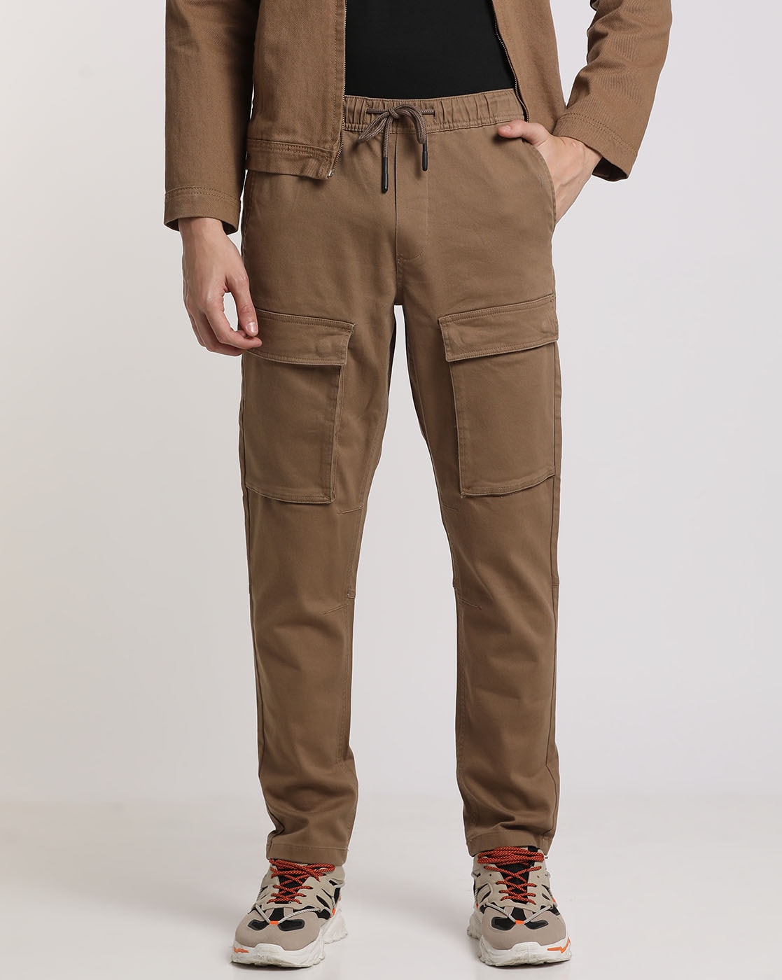 Buy Khaki Trousers & Pants for Men by ALTHEORY Online