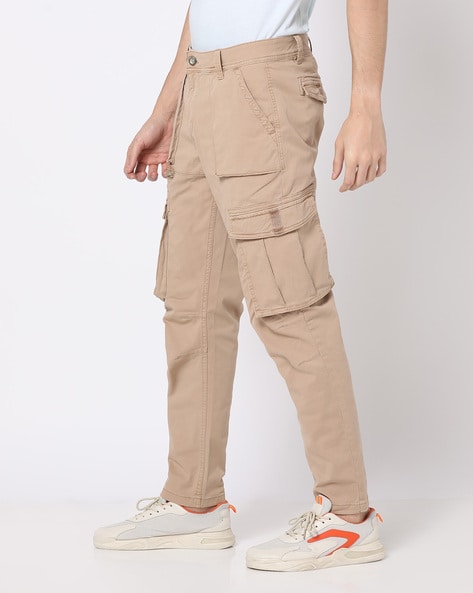 LT KHAKI 6 Pocket Slim Fit Cargo Pant