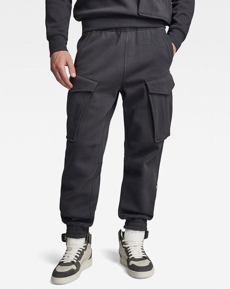 Men's Sweat Pant with Pintuck Knee patch Brand New Track pant Casual Lounge  wear Cotton Trousers