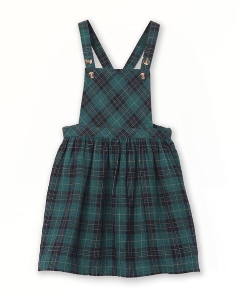 Beebay Girls Checked A-Line Dress