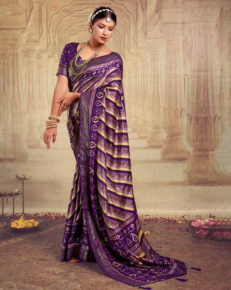 Buy Mauve Sarees for Women by Ri-wah Online