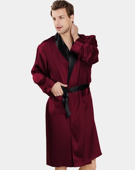 JYDQM Mens Sleeprobe Silk Robes Male Pajamas for Man India | Ubuy