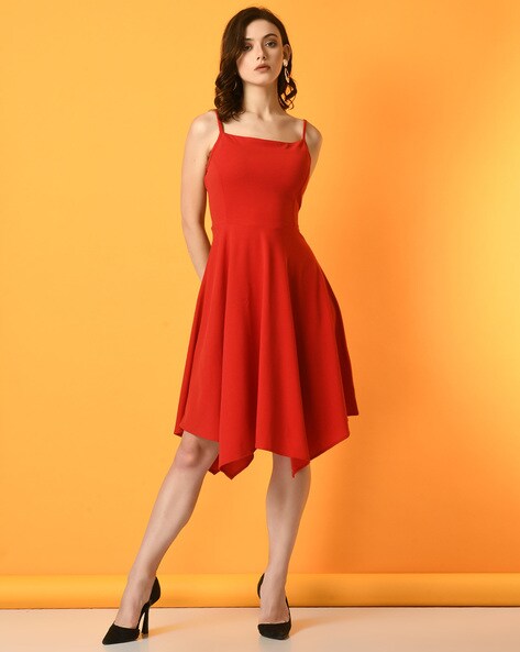 Red Fit and Flare Dresses | Roman UK