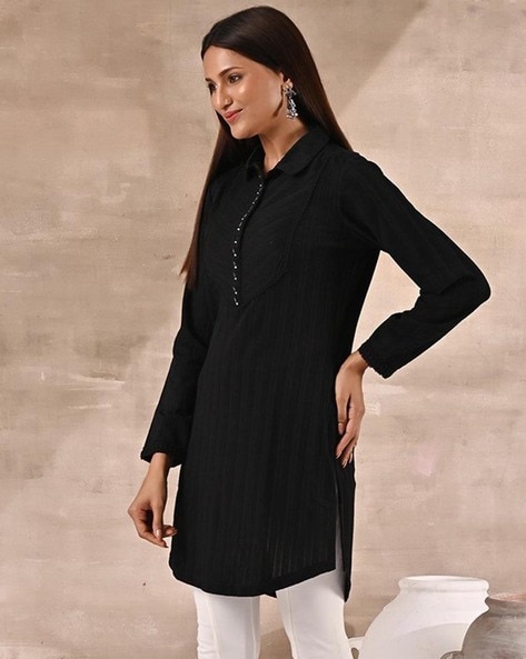 Buy Black Kurtis & Tunics for Women by LAKSHITA Online