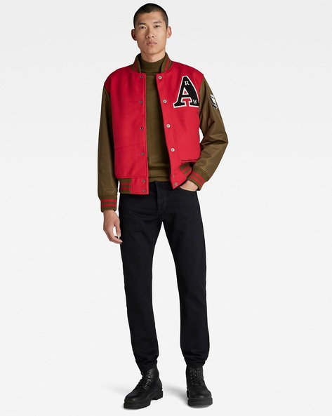 G star raw red on sale jacket