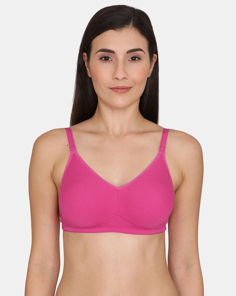 nsendm Female Underwear Adult Support Sports Bras for Women One Fab Fit  Underwire Bra Push Up T Shirt Bra Modern Demi Bra Women Bras Wireless(Pink