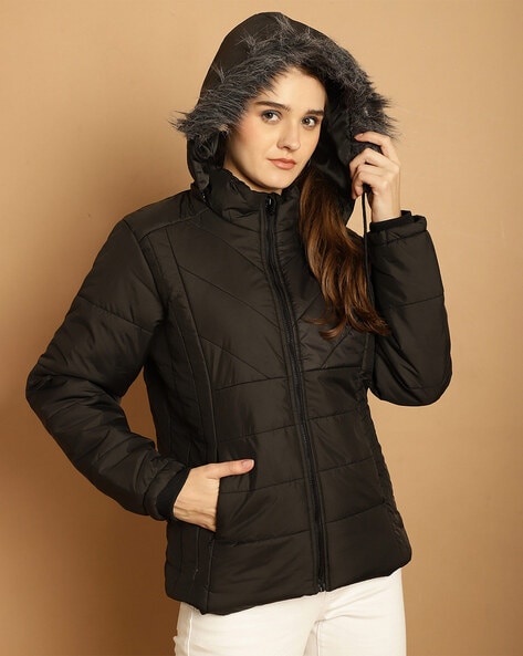 Buy Black Jackets & Coats for Women by Well Quality Online