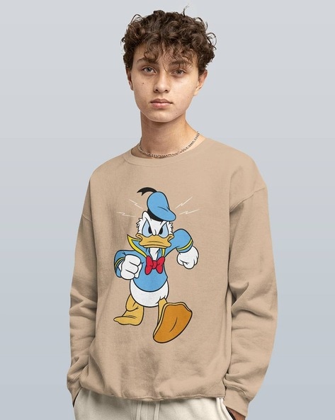 Donald duck hotsell sweatshirt mens