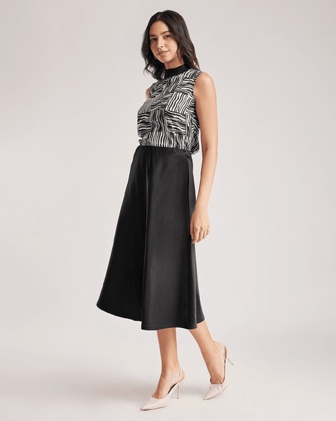 Buy Black Skirts for Women by Fable Street Online