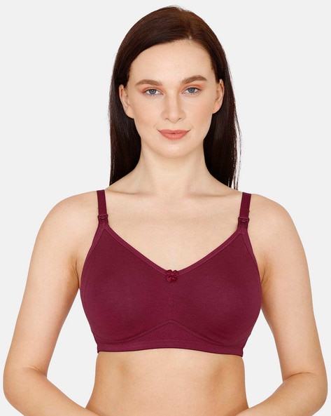 Non-Wired Nursing Bra with Adjustable Straps