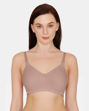 Non-Wired Nursing Bra with Adjustable Straps