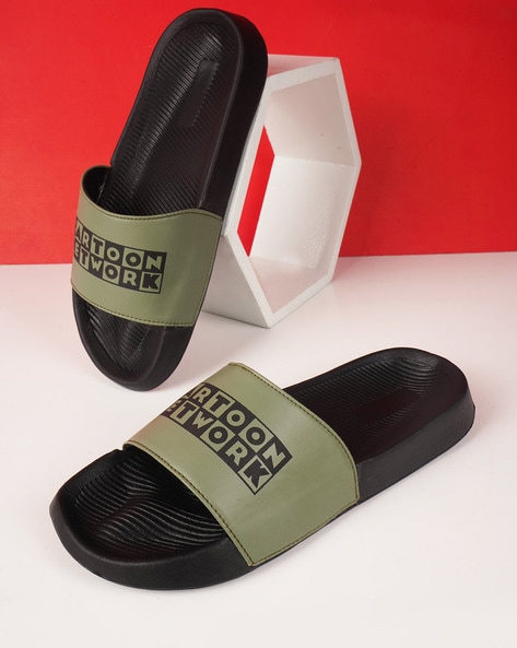 Buy Green Flip Flop Slippers for Men by CLOSHO Online Ajio