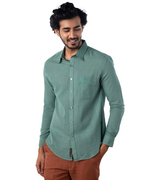 Buy Green Shirts for Men by Trybest Online