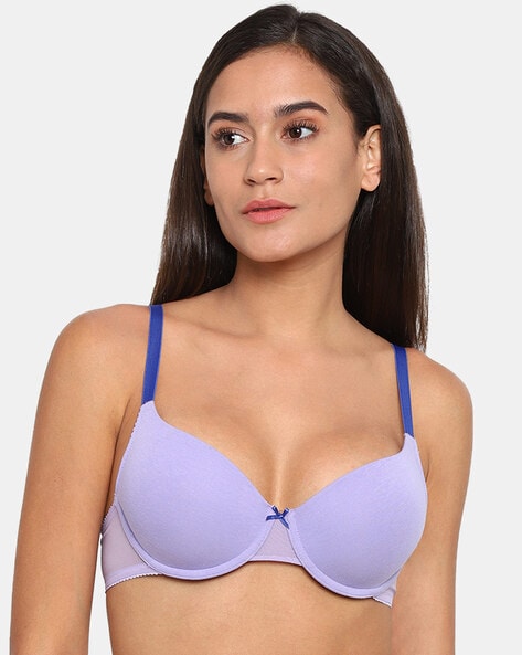 Buy Zivame Women's Padded Wired Half Cup Bra Online at
