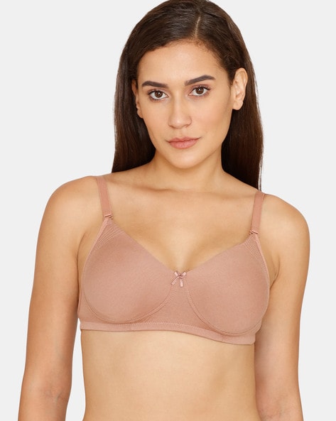 Double Layered Non-Wired Non-Padded Full Coverage Super Support Bra
