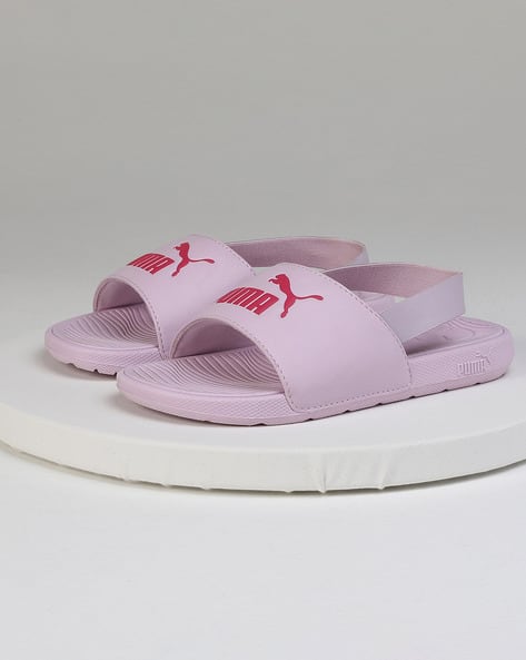 Pink Puma Slippers Puma Slides For Girls Popcat Slider Flip Flops