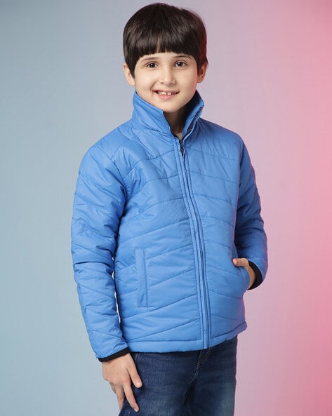 Instafab Boys Zip-Front Regular Fit Jacket