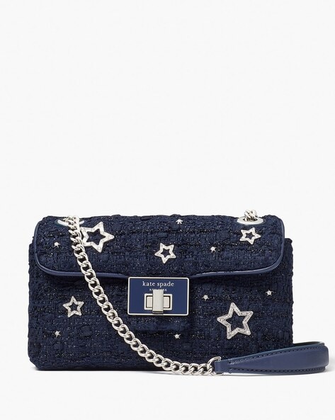 Madison Studded Faux Pearls Flap Convertible Crossbody | Kate Spade Outlet