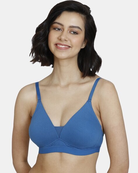 Buy Zivame Innovation Padded Non Wired 3/4th Coverage Strapless Bra -  Anthracite online