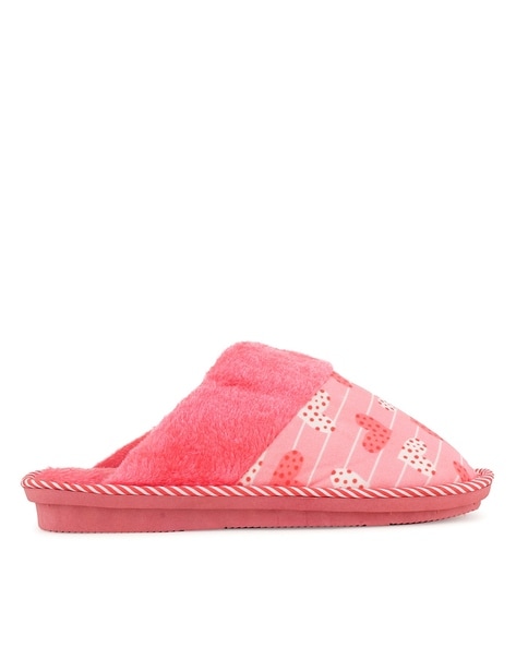 Mens pink online slippers