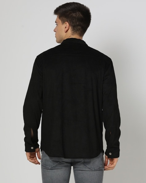 Michael Kors Plus Size Zip-Front Denim Shirt - Macy's
