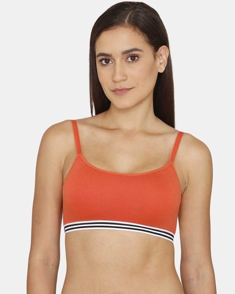 Buy Zivame Red Full Coverage Double Layered Bra for Women's Online