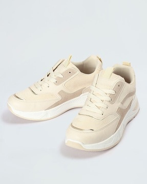 Sneakers outlet dames beige