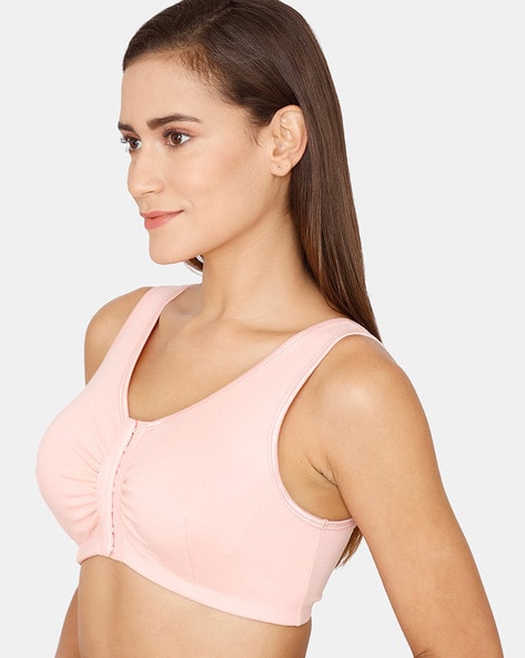 Non-Wired T-shirt Bra with Front Closure