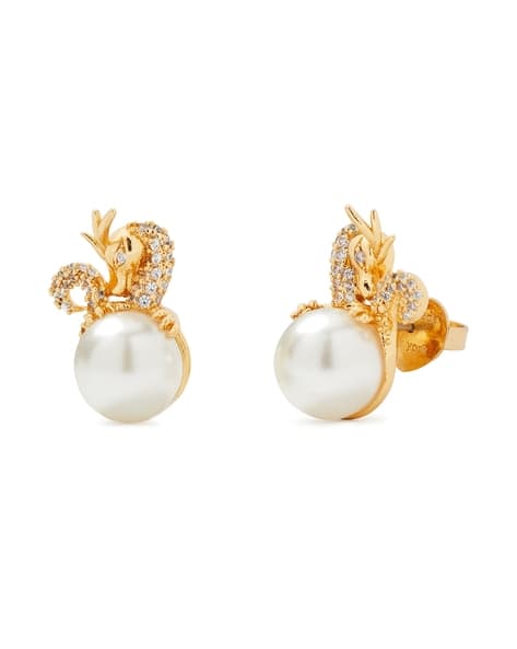 Buy KATE SPADE Dazzling Dragon Studs | Gold Color Women Buy KATE SPADE Dazzling Dragon Studs | Gold Color Women