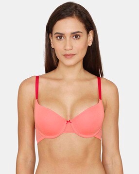 Buy online Green Cotton Tshirt Bra from lingerie for Women by Zivame for  ₹649 at 0% off